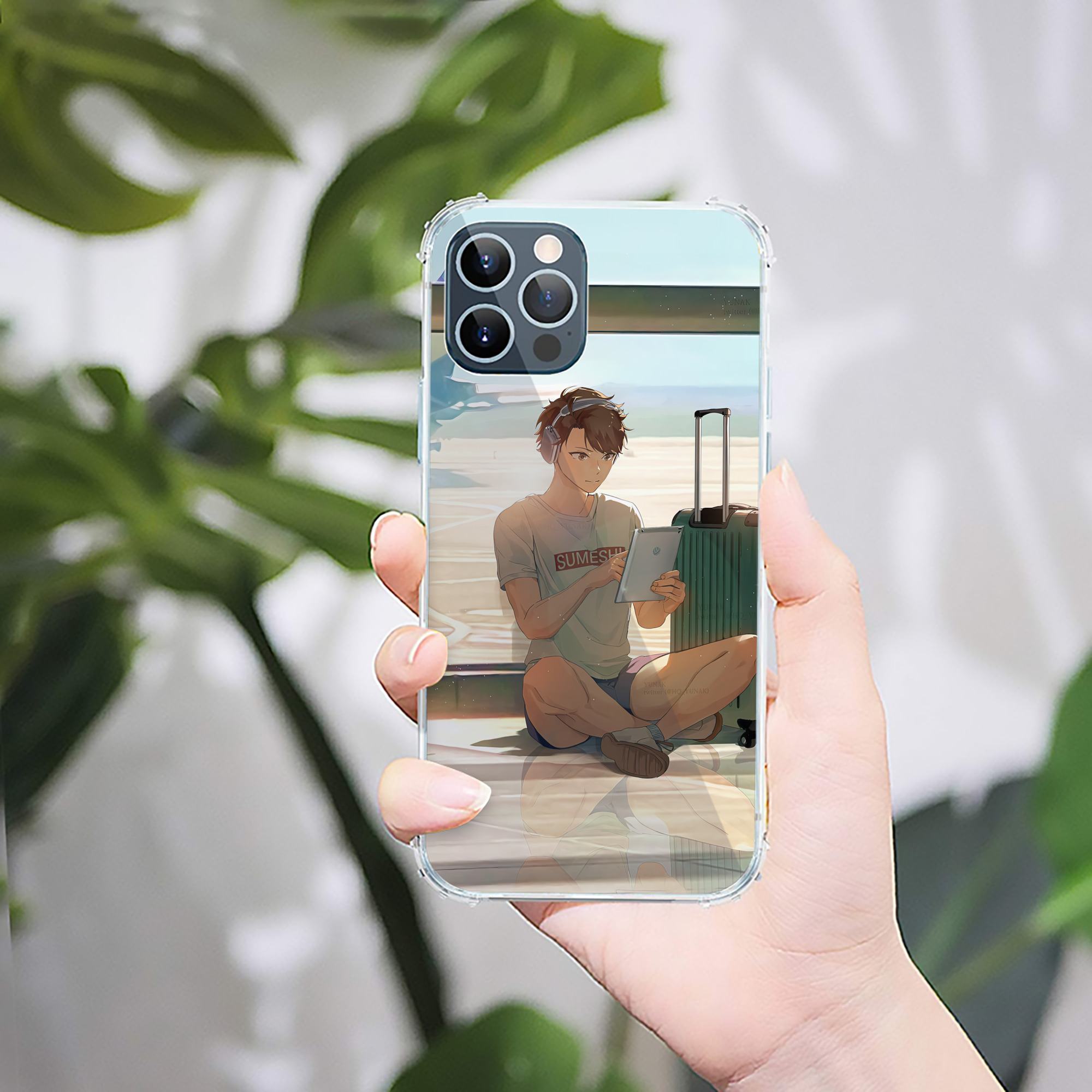 （画像用） ハイキュー!! Haikyu!! 【iPhone 12シリーズ対応】透明スマホケース（クリアソフトケース）